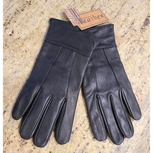 New! Women's Size L/XL Sheepskin Soft Leather 9.5" Wool Lined Gloves